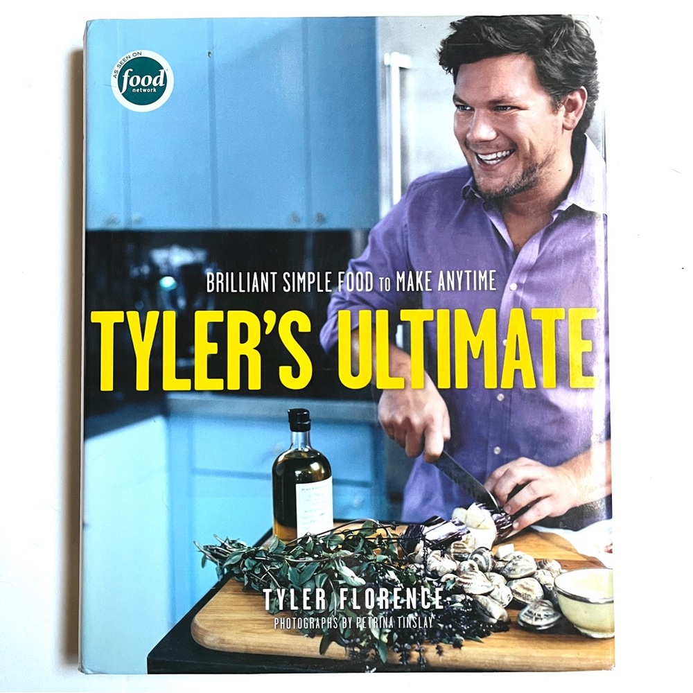 Food Network Tyler's Ultimate Cookbook - YUM!!!- First Edition.